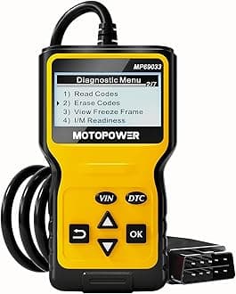 MOTOPOWER MP69033 OBD2 Scanner Universal Car Engine Fault Code Reader, CAN Diagnostic Scan Tool for All OBD II Protocol Cars Since 1996