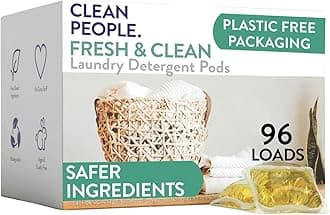- Laundry Detergent Pods - Hypoallergenic Laundry Pods - Ultra Concentrated, Recyclable Packaging, Stain Fighting - Fresh Scent, 96 Pack