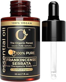 100% Plant Based & Pure Frankincense Oil for Face & Skin Care | Organic Frankincense Essential Oil for Diffusers, Fine Lines, Diffusers and Aromatherapy Benefits | Chemical Free