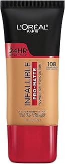 L'Oreal Paris Cosmetics Infallible Pro-Matte Foundation Makeup - Caramel Beige