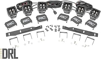 Rough Country Triple LED DRL Fog Light Kit for 2017-2020 Ford Raptor - 70700DRLA