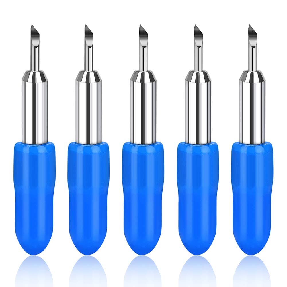 5pcs Replacement Cutting Blades for Joy Machine and Joy Xtra Smart Cutting Machine Blades, Cutting Blades,Cut Vinyl Fabric Carbide Standard Blades.