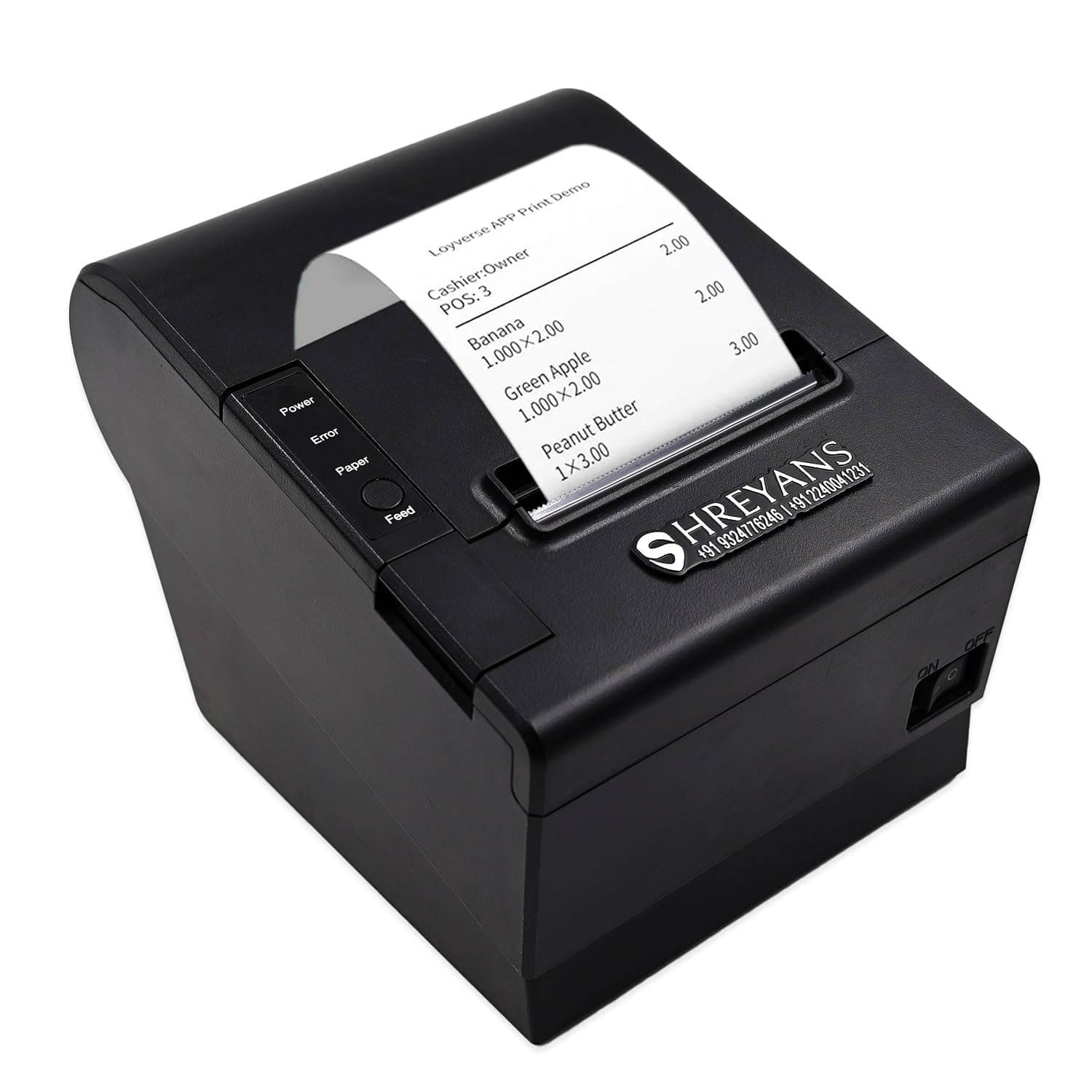 80mm Thermal Receipt Printer with Auto Cutter (USB+WIF)