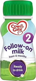 2 Baby Milk Ready to Use Liquid Formula 6-12 Months, 200ml