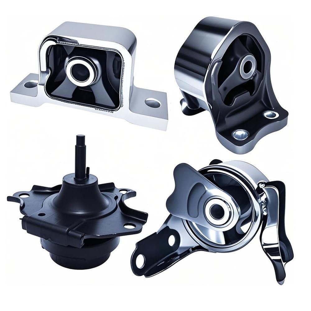 Engine Motor & Transmission Mount Set 4PCS Compatible with 2002-2006 Honda CR-V 2.4L, Replaces A4504 A4506 A6596 A6597, Front Rear Left Right Support