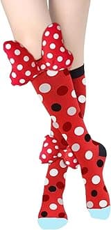 Crazy socks for kids Cute girl socks girls wacky Funky Stretch Mid to High Novelty Socks