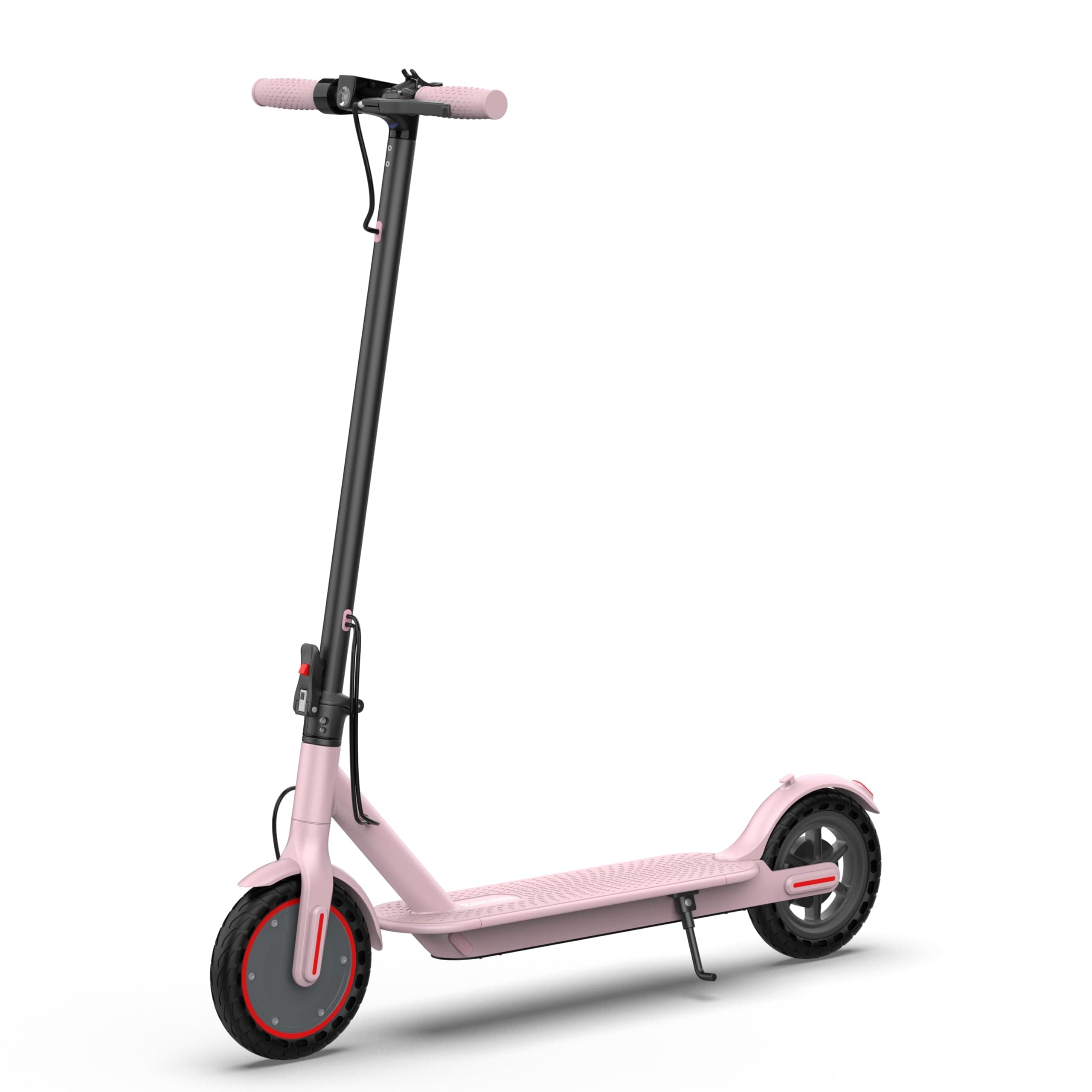 Roinside Electric Scooter - 8.5"/10''/14'' Solid Tires, 350W/500W Motor, Up to 19/22MPH& 16/21/23/24Miles Long-Range Portable Commuting Scooter for Adults with Double Braking System, App