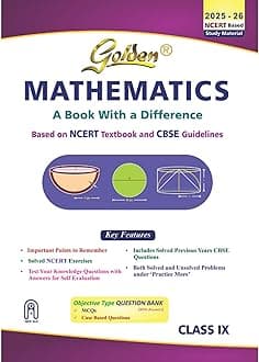 Golden Mathematics: (With Sample Papers) A Book With A Difference Class-9 (For 2021 Cbse Final Exams)