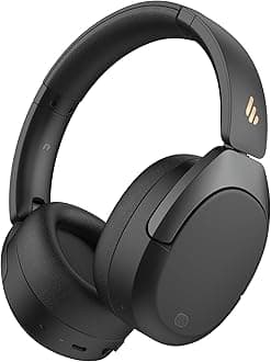 W830NB Wireless Over Ear Headphones with -45 dB ANC, 94 Hours Battery, LDAC Hi-Res Sound, Spatial Audio, Quick Charge, Bluetooth V5.4 - Black