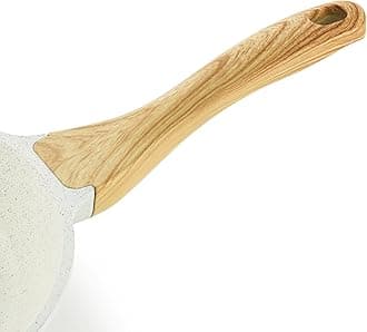 SENSARTE Frying Pan Bakelite Handle Accessories Repalcement Compatible White Ceramic Collection Pots and Pans