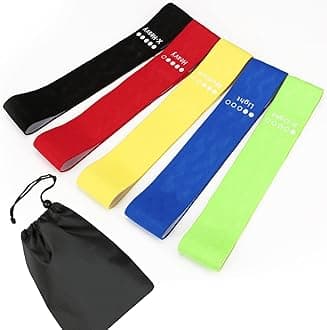 londys Resistance Bands for Working Out, Exercise Bands, Physical Therapy Equipment, 59 Inch Non-Latex Stretching Yoga Strap for Upper & Lower Body, Workouts & Rehab at Home-5 Progressive Resistance