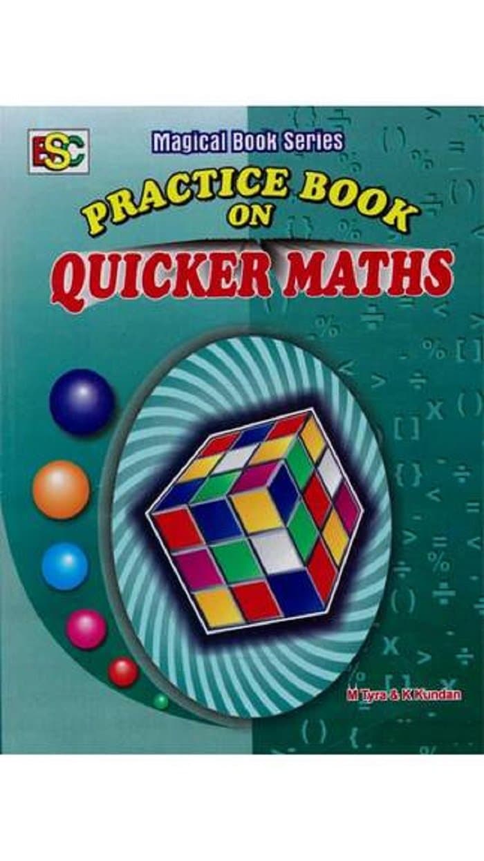 Practice Book On Quicker Maths