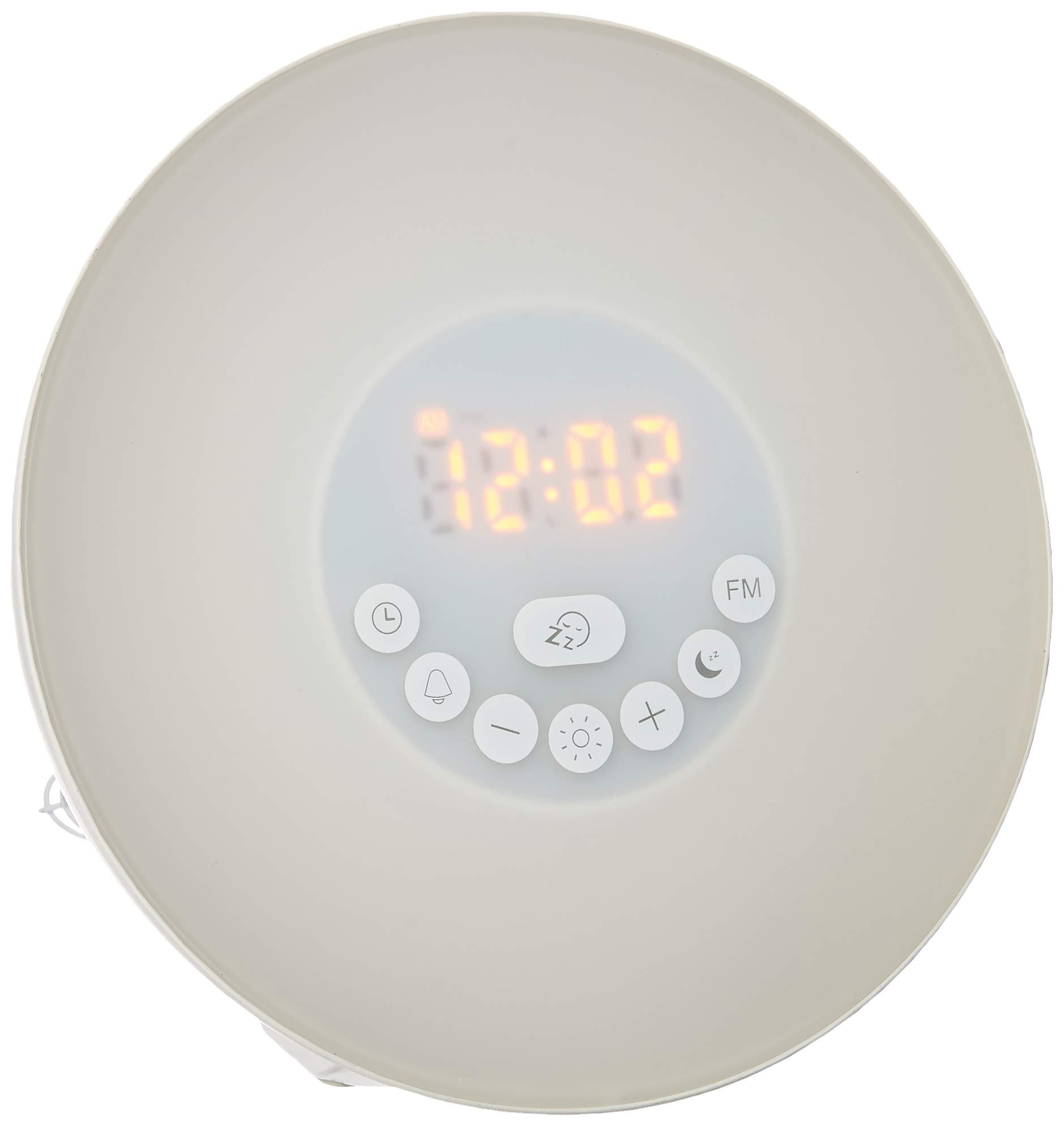 LEBE Natural Wake Up Light Alarm Clock,Upgraded Touch Control Sunrise Simulate Alarm Clock with Smart Snooze Function 7 Colors Bedside Night Light Lamp for Kids with Nature Sounds, FM Radio