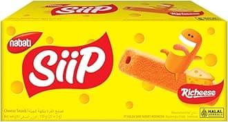 Nabati Richeese Siip Cheese Corn Snack 20 x 4 g