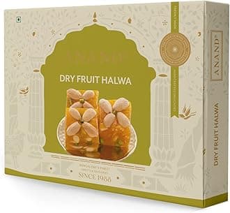 ANAND Dry Fruit Halwa 200g | Premium Karachi Halwa with Cashews & Almonds | Rich, Chewy & Flavourful Mithai | Perfect for Festive Gifting, Sweet Cravings, Celebrations & Dessert Hampers