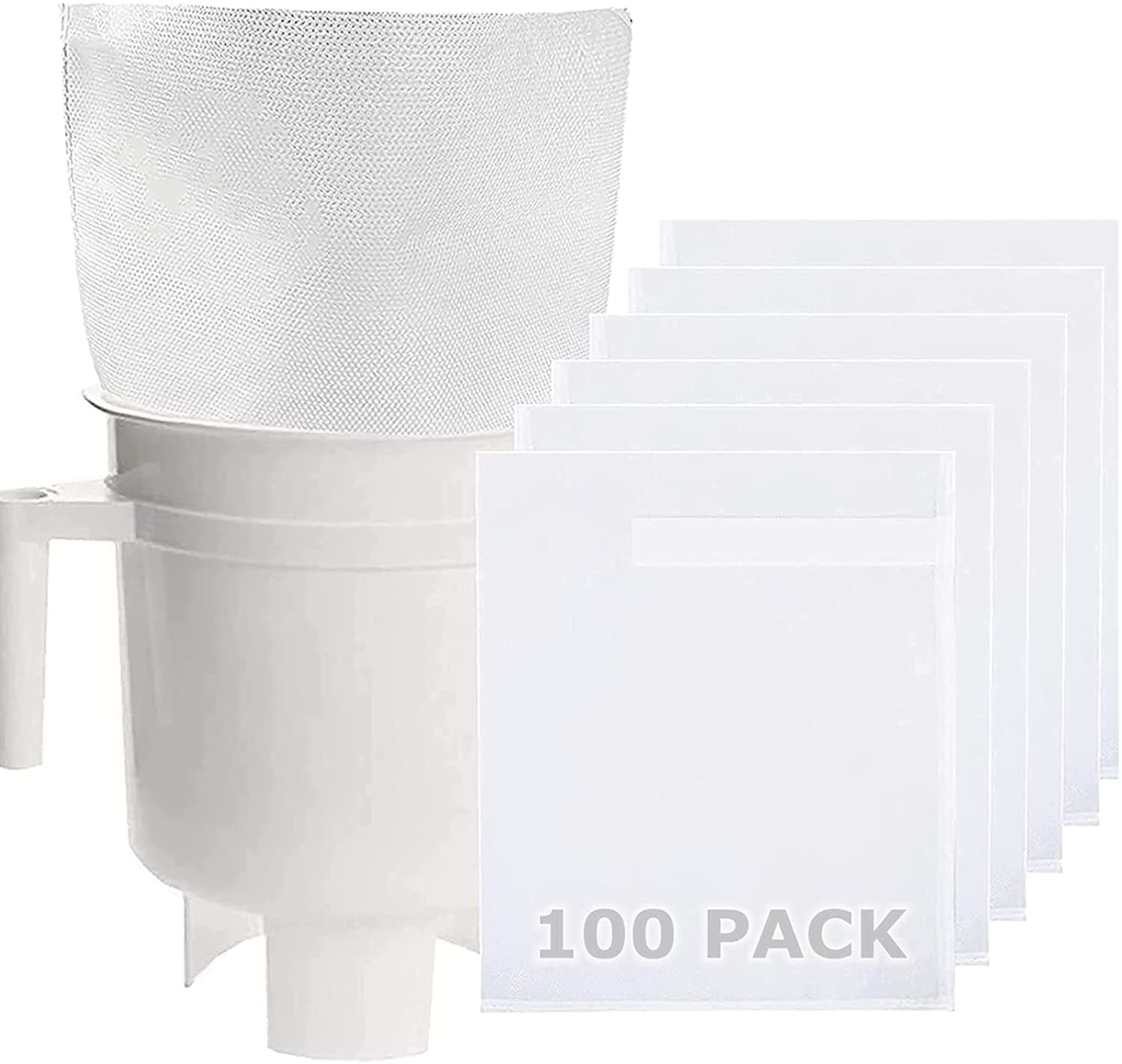 Cold Brew Coffee Filter Bags - 100 Pack Home Cold Brew System Filters for Cold Brew Coffee Maker 11.25''x13'' Home Model Disposable Coffee Brewing Bag