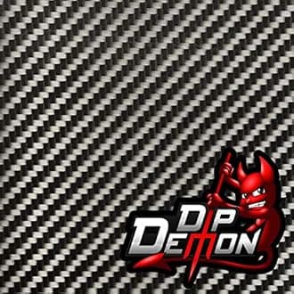 Hydrographic Film Carbon Fiber Hex Carbon Fiber Black and Clear Transparent Background Real Carbon Fiber Look Twill Weave Hydro Graphic Water Transfer Film Hydro Dipping Dip Demon