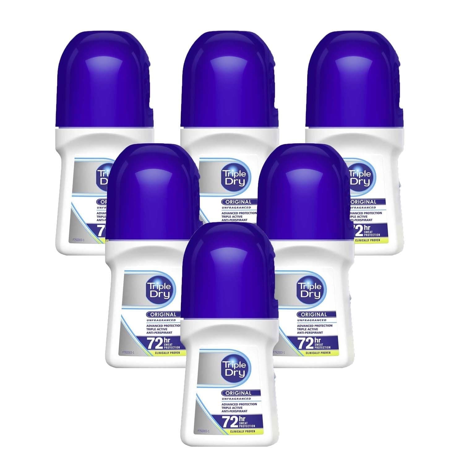 Triple Dry Roll-On 50ml x 6