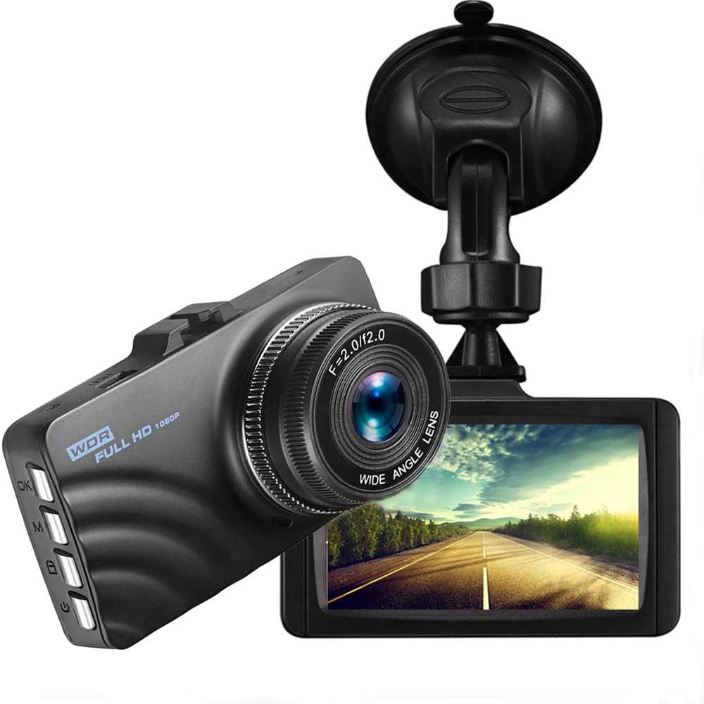 Dash Cam,3.0" TFT Dashboard Camera with 6-Lens HD 1080P Front Vehicle DVR and 140 Wide Angle Night Vision Loop Recording G-Sensor Car Recorder Camera …