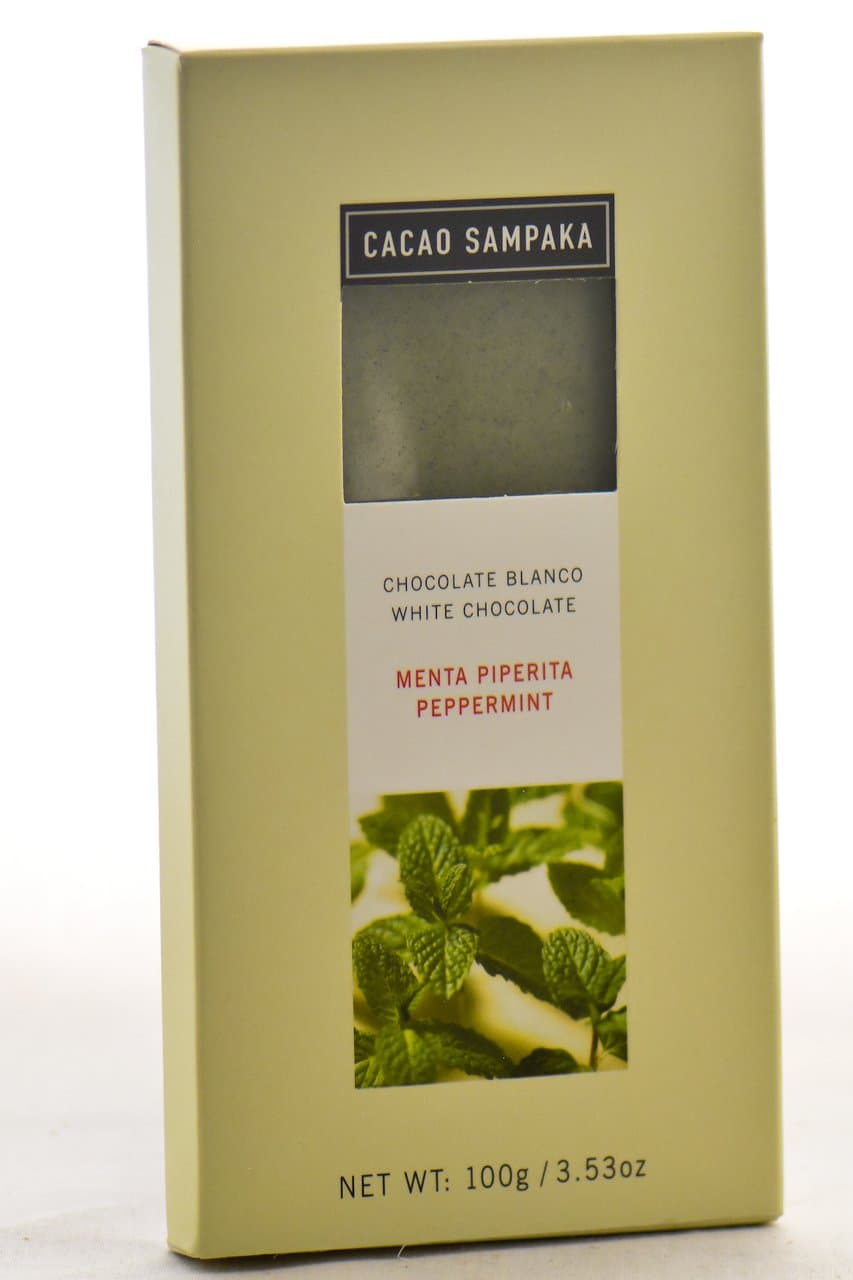 Cacao Sampaka Peppermint White Chocolate Bar