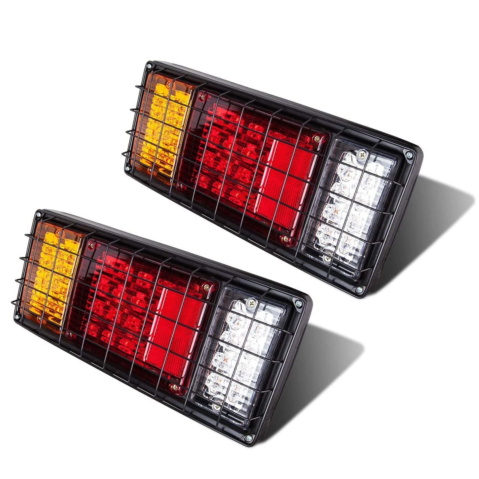 40 LED Trailer Tail Lights Kit Waterproof with Reverse Turn Signal Brake Trailer Light For UTV UTE RV Camper Pickup Truck, Boat(2 Pack)