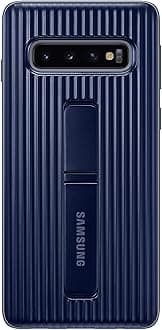 Samsung Galaxy S10 Rugged Protective Case with Kickstand, Blue, Navy, Model:EF-RG973CBEGUS