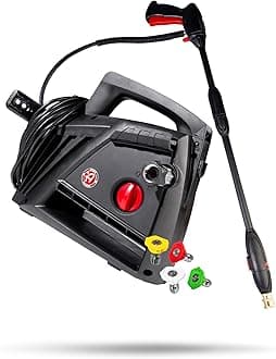 Adam's PolishesCompact Pressure Washer - Powerful, Lightweight, Portable Electric Pressure Washer Sprayer | Max 1500 PSI, 1.2 GPM | for Car Home Auto Patio RV Motorcycle & Garage
