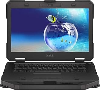 Dell Latitude 5414 Rugged FHD Laptop PC, Intel Core i7 2.6GHz Processor, 16 GB DDR4 Ram, 256GB M.2 SSD, Wi-Fi | Bluetooth, Webcam, HDMI, VGA Connector, USB 3.0, Windows 10 Pro (Renewed)