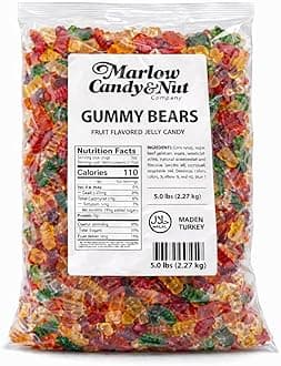 Gummi bears Multi color (HALAL) [HELAL] by Marlow Candy