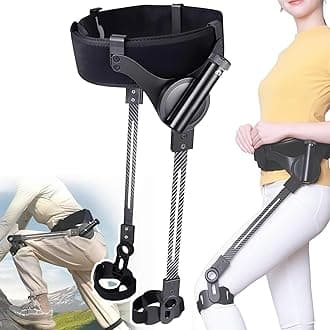 Device Bionic Exoskeleton Legs for Walking Assistance Mobility Aid, Adjustable Strength Support for Hiking and Climbing Stairs, Ideal Lower Limb Rehab Device Elderly and Disabled Adults (Legs, M)