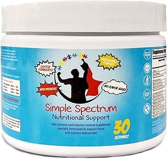 Simple Spectrum Vitamin Supplement, Nutritional Support, No Added Sugars or Artificial Ingredients