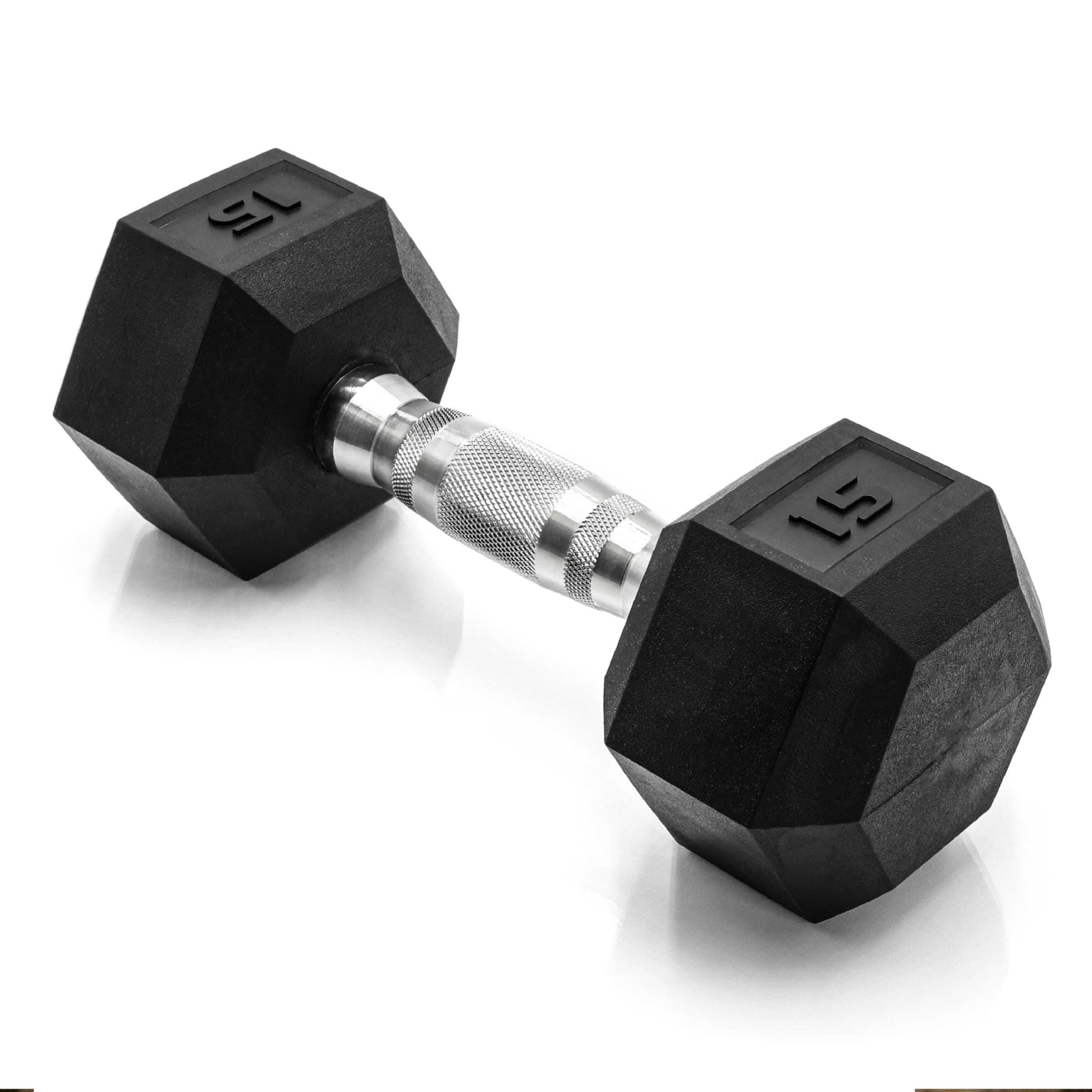 Coated Hex Dumbbell Weight - Single | 10-120 lbs | Multiple Options