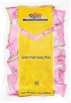 Rani Center Fruits Candy 7oz (200g) Individually Wrapped ~ Indian Tasty Treats | Vegan | Gluten Friendly | NON-GMO | Indian Origin