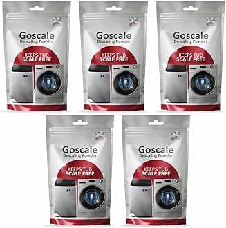 GAKSON LG Washing Machine Drum Cleaning Powder Descaling Powder for Top & Front Load LG SACAL-G-O Washing Machines (100g) - Scale Remover & Washing Drum Cleaner ,Fresher Laundry (5,Pack of 5)