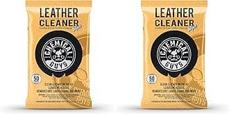 Chemical Guys PMWSPI20850 Leather Cleaner Wipes Mega 100 Pack for Car Interiors, Furniture, Boots, and More, Works on Natural, Synthetic, Pleather, Faux Leather and More, (50 Ct)