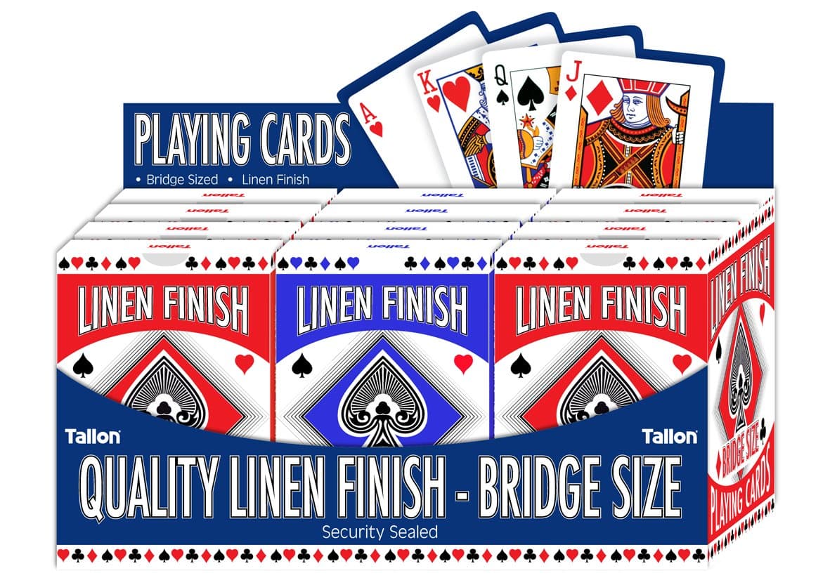 Games Linen Bridge Size Playing Card