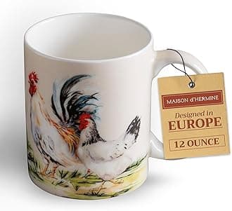 Maison d' Hermine Campagne Basse- Cour Coffee Mug 12 Ounce