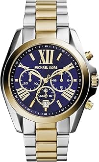Bradshaw Women's Watch, Stainless Steel Chronograph Watch for Women with Steel or Leather Band