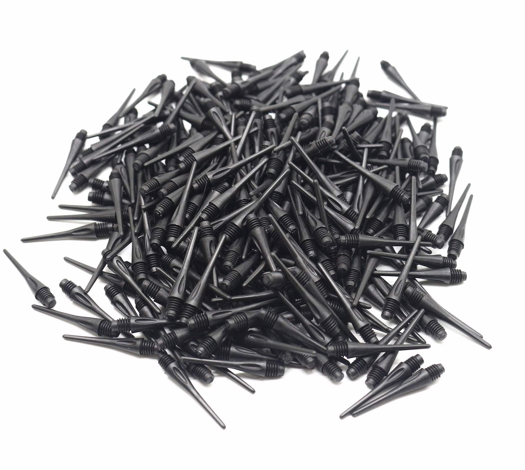 2BA Thread Plastic Tip Dart Points 300 Pack Soft Dart Tips Replacement Dart Accessories