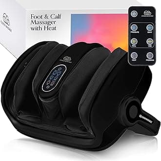 Cloud Massage Shiatsu Foot Massager with Heat, Deep Kneading Therapy for Pain Relief, Circulation, Post-Activity Relaxation - Foot Massager for Plantar Fasciitis, and Arthritis Relief