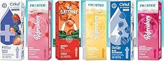 6 Hydrate Flavor Cartridges (Mixed Berry, Pink Refresher, Sweet Tea, Paradise Refresher, Blue Raspberry and Mango Dragon Fruit Refresher) Zero Calories, No Sugar and NO Artificial colors
