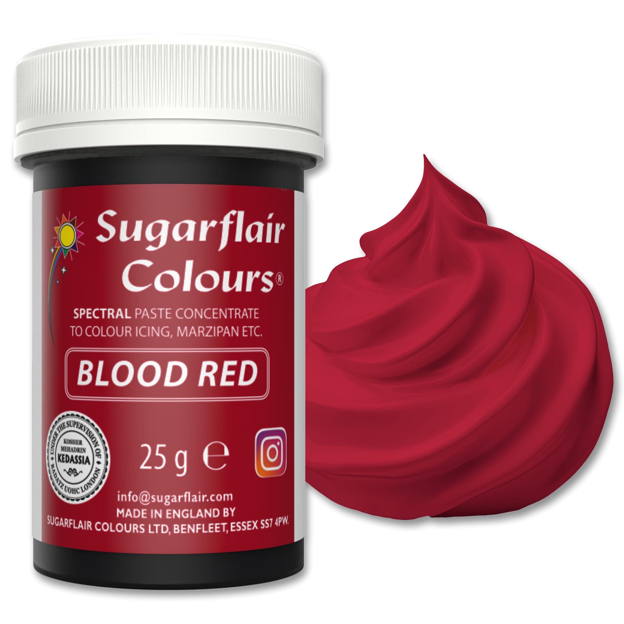 Paste Red-25g, zzzz-s, Blood Red