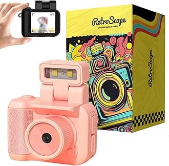 Retroscope Mini Camera - Nostalgic Miniretroflix Cam, Small Video Camera