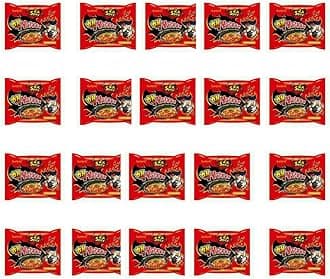 Vegetarian Hack Buldak Bokeum Ramen Ramyun 20 Pcs,3.4 Kilograms