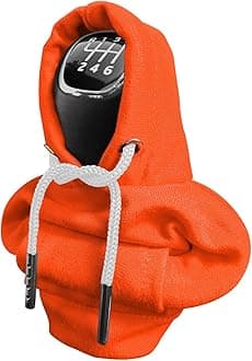 Kutyun Gear Shift Hoodie, Upgraded Universal Hoodie Car Gear Shift Cover, 6.7Inch Funny Shifter Hoodie, Car Interior Accessories Car Shifter Stick Protector Decoration for Most Car Gear Shift Levers