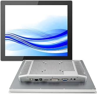 GreenTouch 15 Inch Industrial Display Pure Aluminum 10-Point Capacitive Touch Screen Monitor - HDMI/VGA/DVI Interface - 1024x768