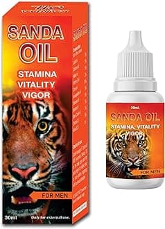 Sanda Oil for Men – 30ml | Ayurvedic Herbal Massage Oil for Stamina, Vitality & Vigor | 100% Natural, Non-Sticky, Aromatic Formula | Supports Relaxation & Sensual Wellness (Pack of 1)