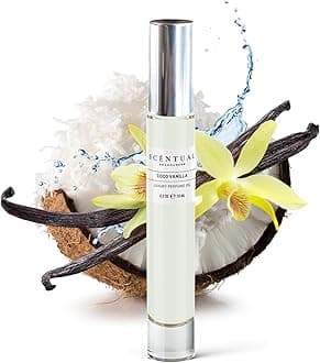 Luxury Perfume Oil, Madagascar Coconut Vanilla Ultra-Concentrated Women Roll-On Fragrance Oil, Long Lasting Travel Mini Perfume, Alcohol & Cruelty Free 10ml (Coco Vanilla)