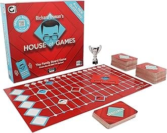 Ginger Fox House Of Games Board Game |Special Edition | Answer Trivia Puzzles | Great Family Fun Questions | Just Like The TV Show | Top Game For Parties & Groups