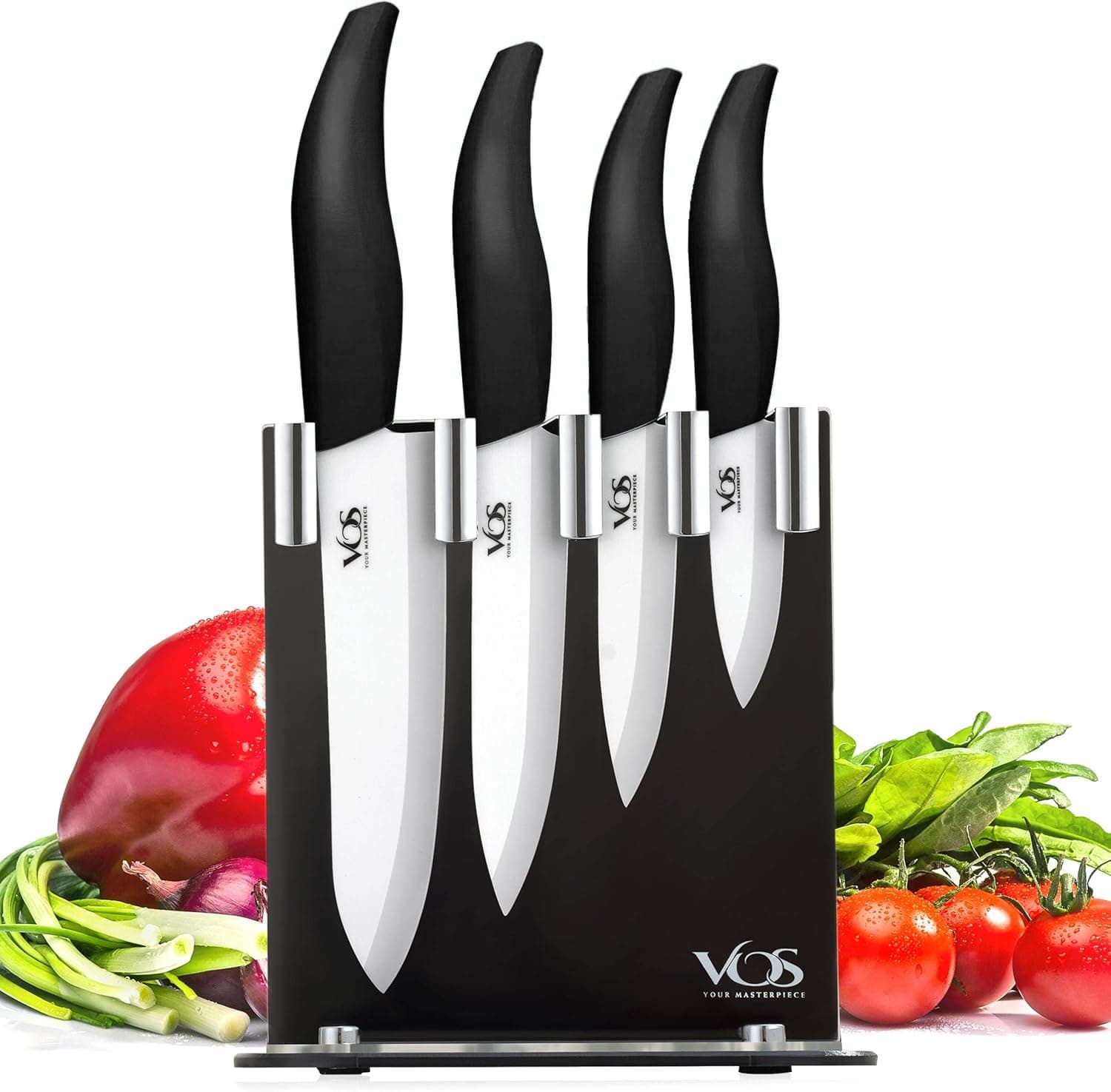 4 Pcs Knife Set + Holder